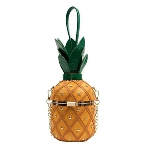 Women Bag Cute Pineapple Design Shoulder Bag Originality Design Crossbody Bag - Picture 1 of 9