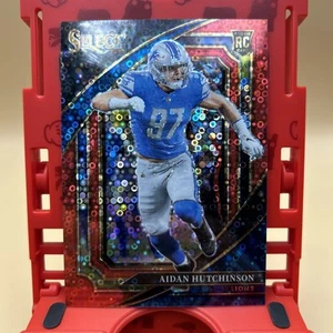 2022 Panini Select Red Disco Prizm #327 Aidan Hutchinson RC Rookie 37/49 - Picture 1 of 4