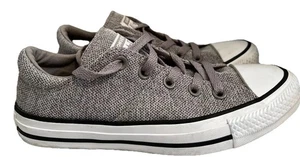 Converse All Star Sz 6 Women Low Top Sneaker Gray Material - Picture 1 of 17