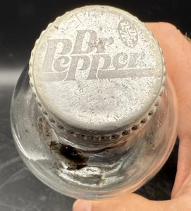 1973 Antique Vintage Dr Pepper Bottle Factory Sealed & Completely Evaporated - Picture 1 of 5
