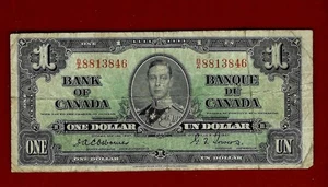 BANK OF CANADA $1.00 OSBORNE/TOWERS CIRCULATED B/A8813846 - Picture 1 of 2