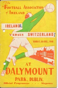 Republik Irland v Schweiz (Freundliche Internationale) 1948 - Bild 1 von 1