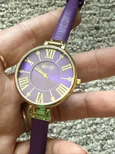 So & Co Uhr Lila Gold Uhr - Bild 1 von 9