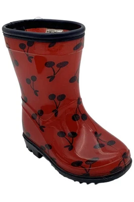 Simple Joys by Carter's Toddler's Girl Rain Boots Red Cherry - Image 1 of 3