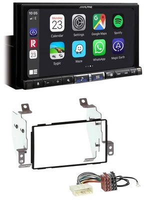 Alpine 2DIN DAB USB MP3 Bluetooth Autoradio für Nissan Note (2005-2013) - Bild 1 von 4