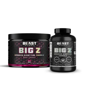 Beast Big Z Sleep Supplement with Levagen+ and Affon 30 Servings - Picture 1 of 23