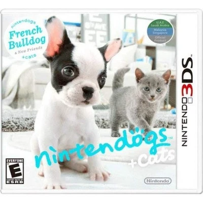 Nintendogs + Cats: French Bulldog and New Friends 3DS Brand New Game (2011 Pet) - Image 1 of 3