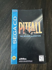Sega CD Manual Only Pitfall The Mayan Adventure 