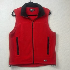 RLX Ralph Lauren Men’s MEDIUM Fleece Vest Zip Closure - Picture 1 of 9