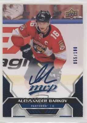 2020 Upper Deck MVP Puzzle Back Blue Script Achievements /100 Aleksander Barkov - Image 1 of 2