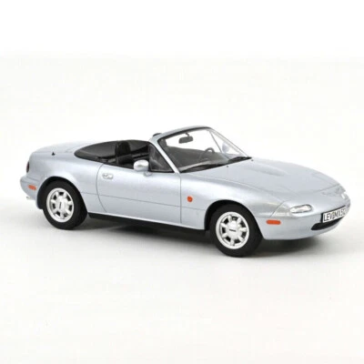 NOREV COLLECTORS  1:18 AUTO DIE CAST METAL MAZDA MX-5 1991 ARGENTO    ART 188023 - Immagine 1 di 4