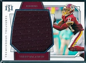 2019 National Treasures Tremendous Treasures Rookie Materials #24 Terry McLaurin - Foto 1 di 3