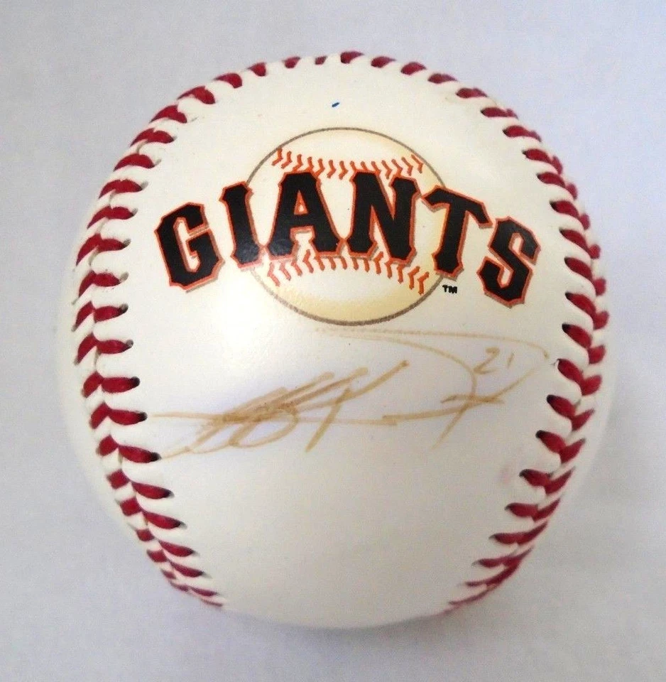Jeff Kent #21 MLB San Francisco Giants Signed Autographed Baseball - Image 1 of 3