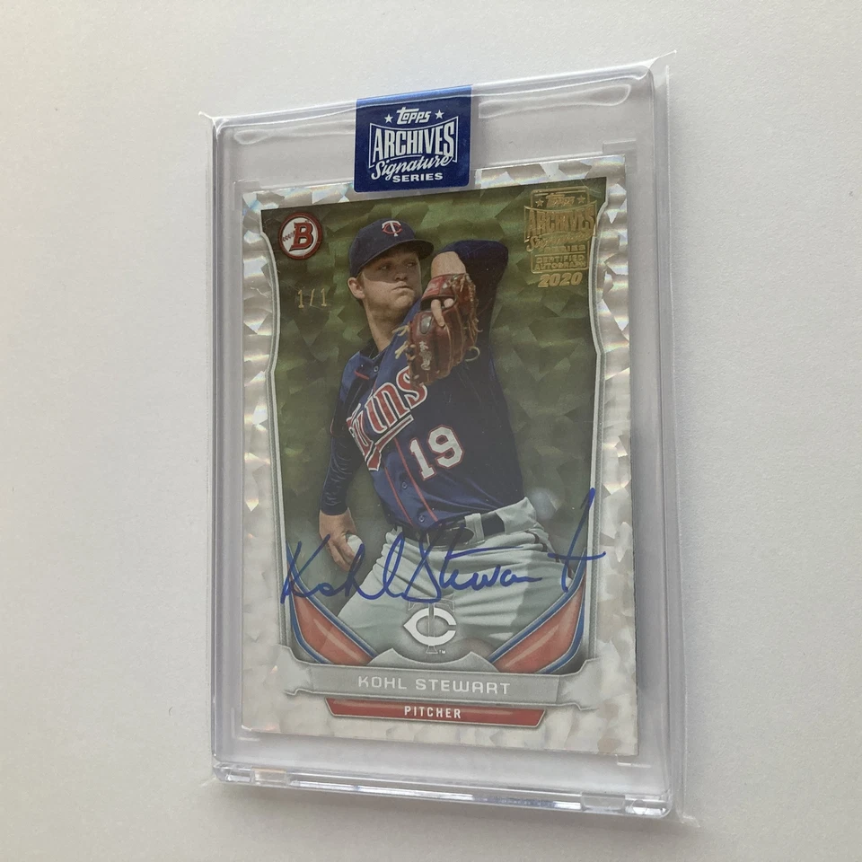 Карта лучника с автографом Коля Стюарта 2020 Topps Archives Signature Series #TP-1 1/1 - Изображение 1 из 2