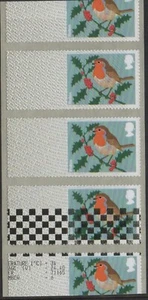 ROBIN MA13 DRUCKER TESTSTREIFEN TYP 4 KARIERTE PUNKTE POST GO SELTEN - Bild 1 von 1