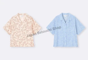 Camicia GU x CHIIKAWA collezione estiva modello manica corta XS-3XL NUOVA Giappone PSL - Foto 1 di 23