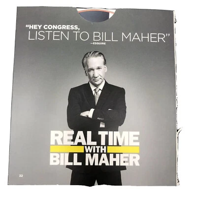 Real Time with Bill Maher DVD HBO FYC 2018 2 Episodes Emmy Promo Michael Moore - Image 1 of 3