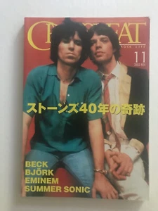 Crossbeat Nov 2002 Japan text Rolling Stones Bjork Beck - Picture 1 of 1