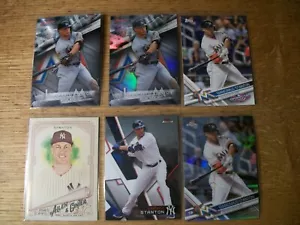 GIANCARLO STANTON lotto di 11 carte Bowman, Topps, rifrattori 2011-2018 - Foto 1 di 2