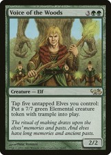 Voice of the Woods Elves vs. Goblins PLD Green Rare MAGIC MTG CARD ABUGames