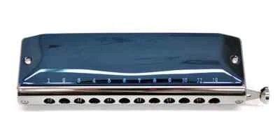 SUZUKI G-48 12-hole Gregoire Maret Signature Model Chromatic Harmonica New - Image 1 of 4