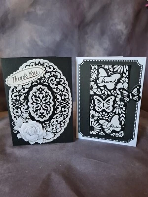 handmade thank you cards 5x7inch. x2 cards - Image 1 of 3