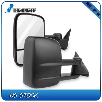 Side View Mirrors Power For Chevrolet GMC C1500 C2500 C3500 1988-1998 - Image 1 of 4