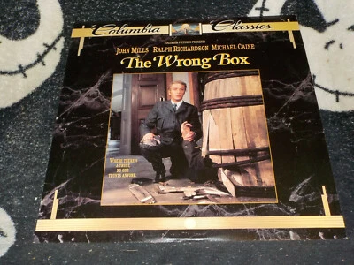 The Wrong Box Laserdisc LD John Mills Michael Caine Peter Sellers Free Ship $50 — 第 1/2 张图片