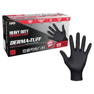 SAS Safety 66584 SAS Safety Heavy Duty Disposable Nitrile Gloves, XL CASE - Picture 1 of 1
