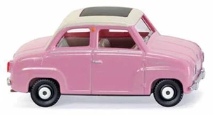 0184 99 Wiking 1:87 Glas Goggomobil Faltdach geschlossen altrosa - Bild 1 von 1