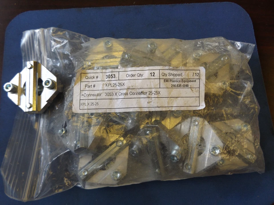 LOTE DE 12 EQUIPOS DE PLÁSTICO EMI LIQUIDACIÓN AL POR MAYOR CONECTOR CRUZADO KPL25-25X Foto 1 de 1