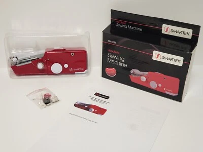 Smartek Handheld Sewing Machine Cordless RX-01R, Manual & Box Gently Used Works! - Image 1 of 4