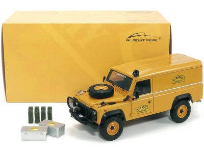 MODELLINO AUTO 1:18 ALMOST REAL LAND ROVER 110 CAMEL TROPHY BORNEO 1985 DIE CAST - Immagine 1 di 4