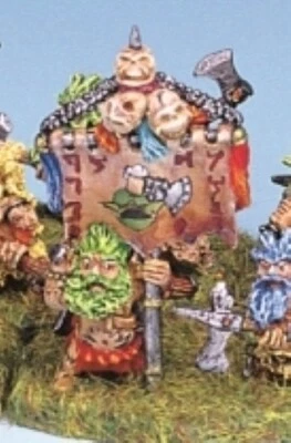 15mm RAL PARTHA DWARVEN ORC SLAYER COMMAND Demonworld DWARF UNPAINTED 4417B R - Image 1 of 4