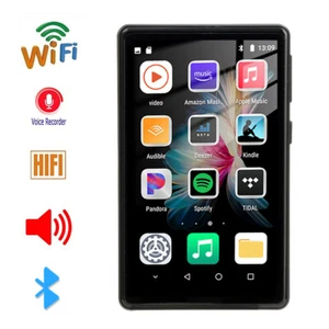 Lettore MP3 con Bluetooth WiFi 4.0" Full Touch Screen Android Mp4 Mp3 Player - Foto 1 di 26