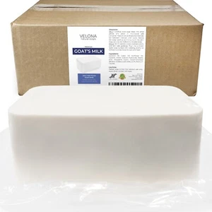 25 LB - GOATS MILK Soap Base by Velona | SLS/SLES free | Melt and Pour - Picture 1 of 3