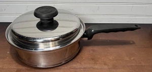 LIFETIME USA 1.5 Qt. Saucepan & Lid T304CCSS 12 Element Solar Cap - Picture 1 of 12