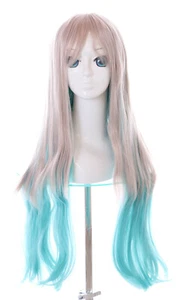 KS-497A Gris Azul 80cm Largo Nene Inodoro Bound Hanako-kun Cosplay Peluca - Imagen 1 de 7