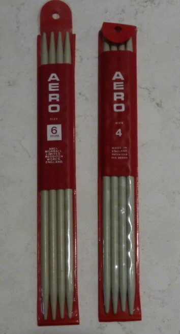 Aero Double Pointed Knitting needles 6.00 mm Plastic Size 4  - 22cm - Image 1 of 1
