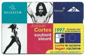 4974 Phonecard Used Belgium Joaquin Cortes Against Racisme - Picture 1 of 2