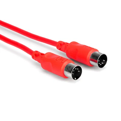 Cable MIDI Hosa MID-315RD, 5 pines DIN a igual, 15 pies Foto 1 de 2