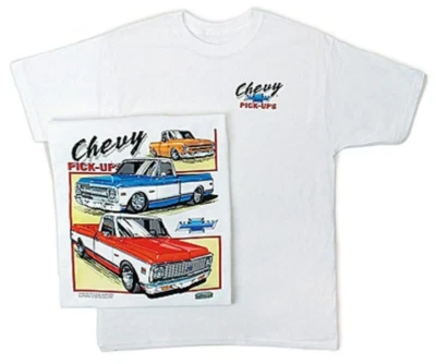 1967-72 Chevy Trucks Mens T shirt Pickups licensed - Image 1 of 2