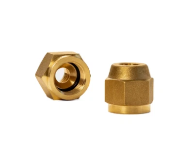 10 PEZZI RACCORDO AUTOCARTELLANTE TUBO RAME 1/4" o 3/8" NO CARTELLATRICE - Immagine 1 di 2