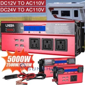 Inversores de potencia de 5000W para carro convertidor de coche de 12V a 110V AC - Picture 1 of 92