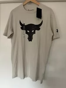Under Armour Men's Project Rock Brahma Bull Shirt 1357186 110 Medium - Picture 1 of 2