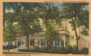 Lamar Bath House - Hot Springs, Arkansas - biancheria affrancata - Foto 1 di 3