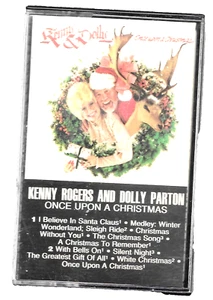 Kenny Rogers Dolly Parton Once Upon A Christmas Audio Cassette 1984 RCA Vintage - Imagen 1 de 8