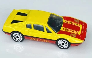 VINTAGE MATCHBOX TOYS 1981 NO.70 S=1/55 FERRARI 308 GTB RED YELLOW MADE IN MACAU - Picture 1 of 5