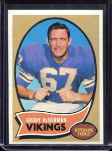 1970 Topps Football # 108 Grady Alderman (NM) Near Mint - Picture 1 of 2