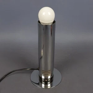 Tischlampe Stahl verchromt Design Targetti Sankey modernisiert 1970 - Bild 1 von 11